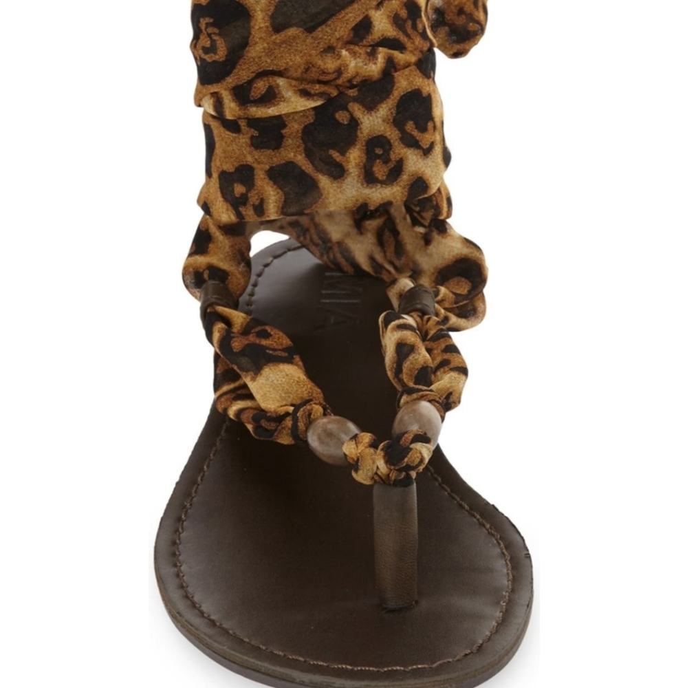 ๐๐ฅ 50% OFF!! ๐๐ฅ MIA DRINA ANKLE WRAP SANDALS SIZE 7.5-8 - Picture 2 of 3